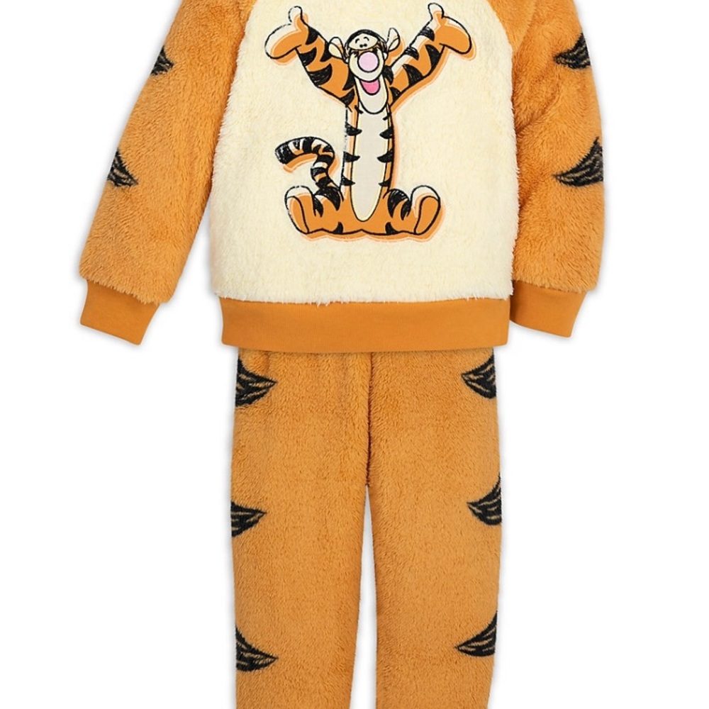 Disney Kids Pajama Set - Orange and Cream